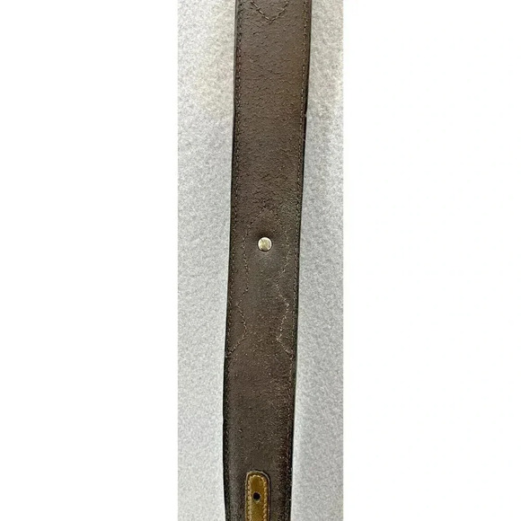 Nocona Belt Men 32 Brown Black LEATHER Concho String Lace Arrow Western - Picture 15 of 15